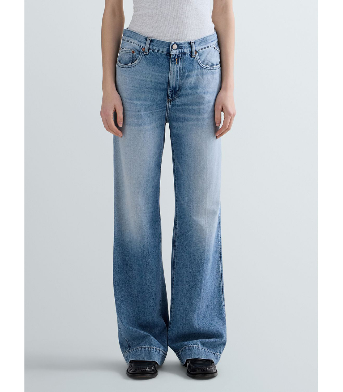 リラックスフィットMELJA ライトデニム